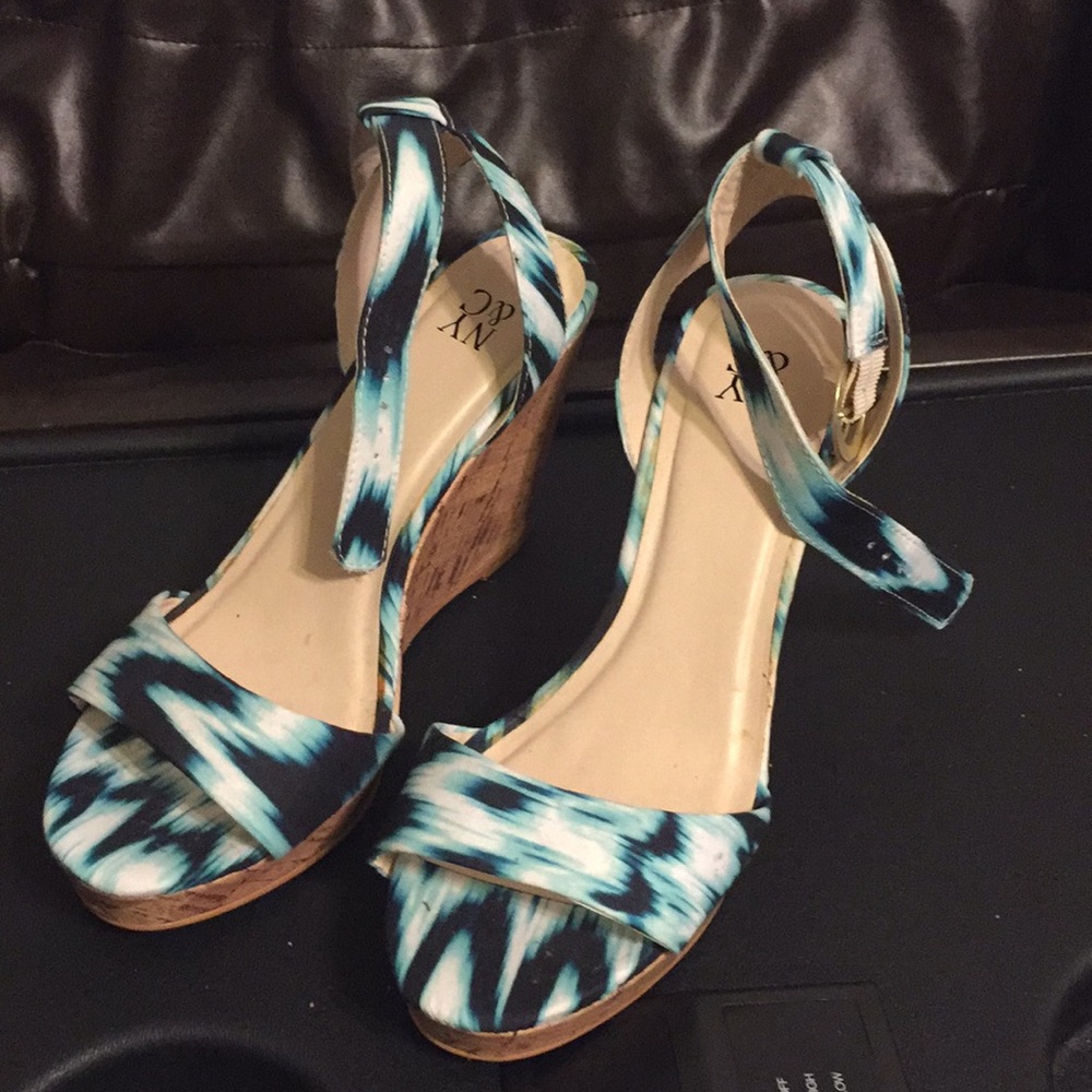 SOLD New York & Company Wedge Sandals